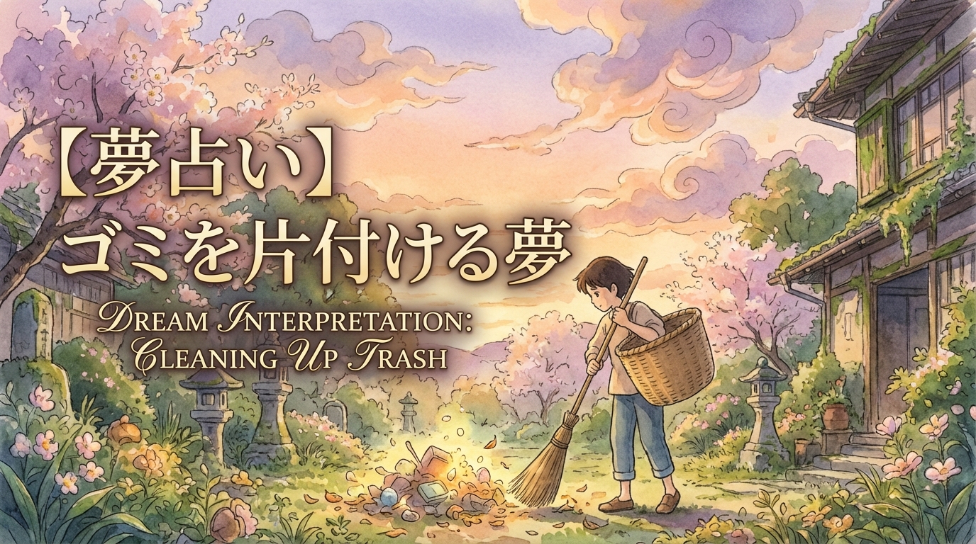 【夢占い】ゴミを片付ける夢の意味は?心の整理と新しいスタートのサイン