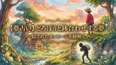 【夢占い】どろぼうと鉢合わせする夢の意味は？吉夢？状況別の暗示