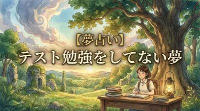 【夢占い】テスト勉強をしてない夢の意味は？あなたへのメッセージ