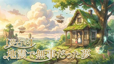 【夢占い】地震で無事だった夢の意味は？吉夢と状況別の暗示