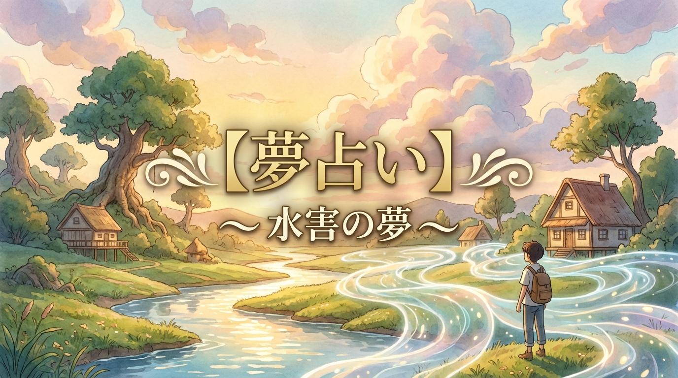 【夢占い】水害の夢の意味は?感情の浄化と運気が変わる大切なサイン
