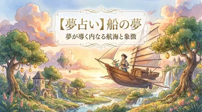 【夢占い】船の夢の意味は？人生の波を乗りこなすためのあなたへのメッセージ