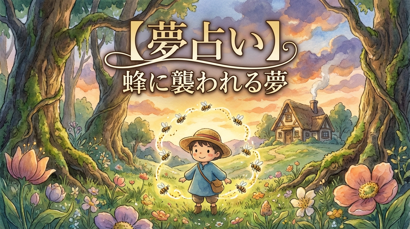 【夢占い】蜂に襲われる夢の意味は？吉夢？不安を安心に変えるサイン