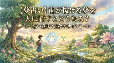 【夢占い】歯が抜ける夢を人に話すとどうなる？悪い意味？吉夢のサイン？