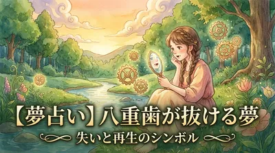 【夢占い】八重歯が抜ける夢の意味は？吉夢か注意サインか徹底解説！