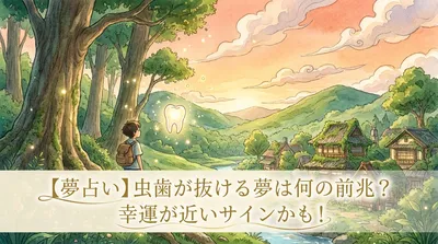 【夢占い】虫歯が抜ける夢は何の前兆？幸運が近いサインかも！