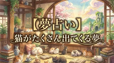 【夢占い】猫がたくさん出てくる夢の意味は？吉夢か注意サインか心理状態を解説
