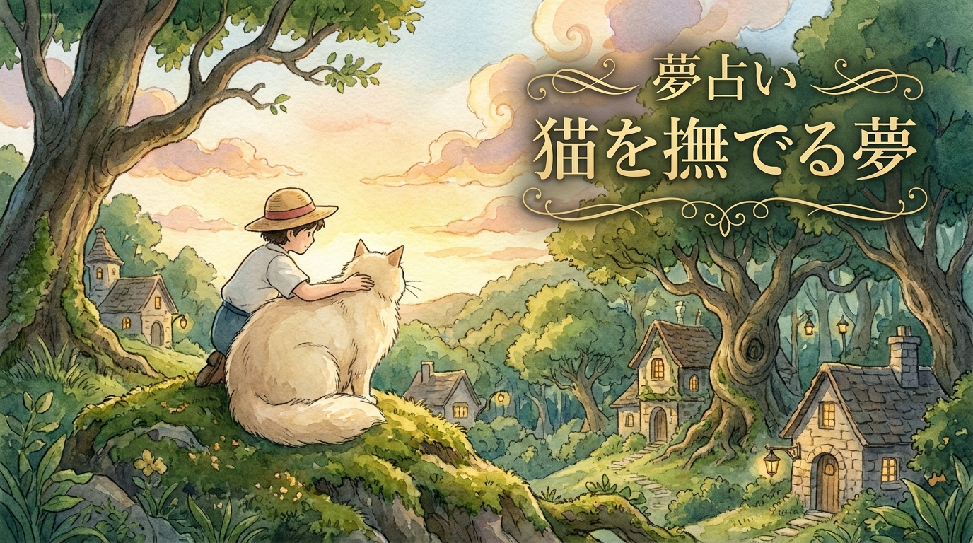 【夢占い】猫を撫でる夢の意味は？幸運を招く心理状態と開運へのヒント
