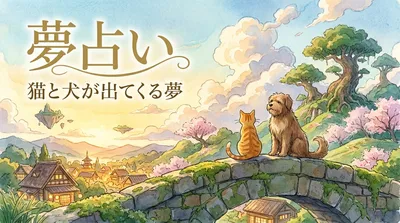 【夢占い】猫と犬が出てくる夢の意味は？人間関係や恋愛運の変化を解説
