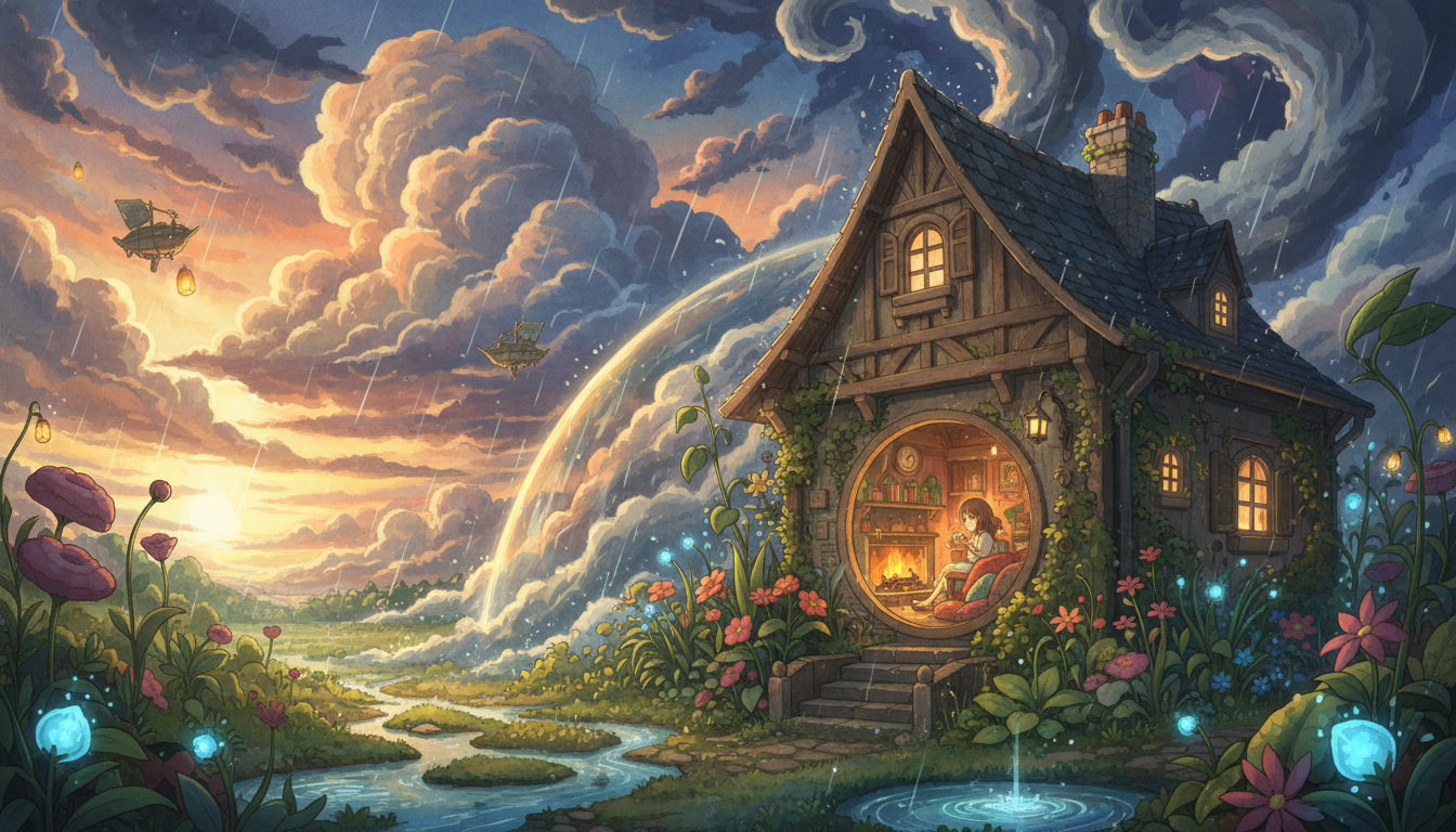 夢占い|暴風雨と家の中の夢の意味【はじめに結論】