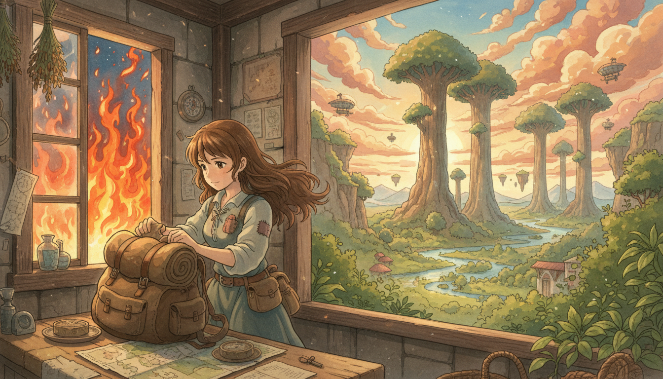 夢占い｜火事から逃げる準備をする夢の意味【はじめに結論】